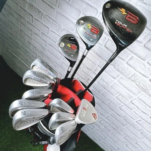 Taylormade Club Set 1W 5W 5H 5-9i Pw Aw Sw PT 12pc RH Graphite & Steel Regular - Picture 1 of 7