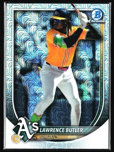 2025 Bowman Chrome Mojo Lawrence Butler Oakland Athletics #65 - Picture 1 of 2