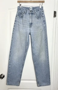 BDG Urban Outfitters Damen High Rise Baggy Straight Leg Jeans Gr. 27 helle Waschung - Bild 1 von 8