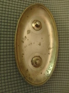 Ancien Plateau Pour BURETTES/laiton Cuivre /22,5x13x2 cm/XIXème/180gr/A NETTOYER - Picture 1 of 3