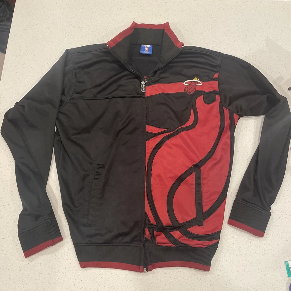 Miami Heat NBA UNK  Men's Size Large Full Zip Warm-Up-Vintage 🔥 🔥  - Image 1 of 4