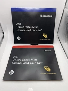2011 P & D US Mint Set Uncirculated 28 Coins OGP Original Mint Packaging - Picture 1 of 5