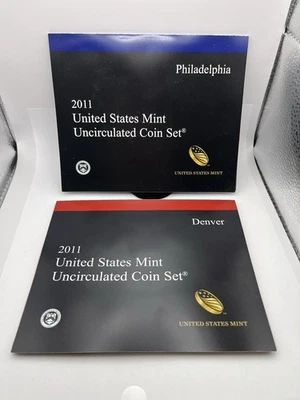 2011 P & D US Mint Set Uncirculated 28 Coins OGP Original Mint Packaging - Image 1 of 4