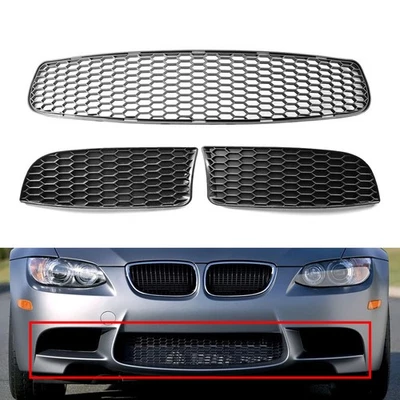 Front Bumper LowerGrille Set For BMW 3 Series E90 E92 E93 M3 Style 2009-2011 - Image 1 of 4