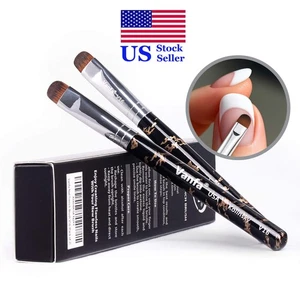 Vanfa French Pinsel für Nägel, Reinigungsbürste für Gel Nagellack V16 (2er Pack) - Bild 1 von 7