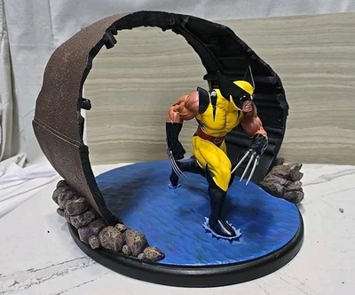 Marvel Dynamic Forces Wolverine Estatua Clayburn Moore Diamond Eye Variante X-men Foto 1 de 4