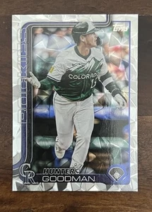 2025 Topps Serie 2 Hunter Goodman Diamante Foil Colorado Rockies #467 - Foto 1 di 2