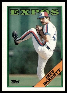 1988 Topps Jeff Parrett Rookie Montreal Expos #588 - Picture 1 of 2