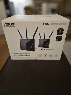 ASUS AC2900 Dual Band Gigabit WiFi Gaming Router - Black (RT-AC86U)  **2-Pack** - Image 1 of 4