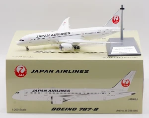 Modelos B 1:200 JAL Japan Airlines Boeing B787-8 Diecast Aircraft Modelo JA846J - Imagen 1 de 14