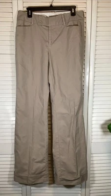 Banana Republic Jackson Fit Wide Leg Flare Pants Trouser Stretch Womens 10L-35” - Image 1 of 4