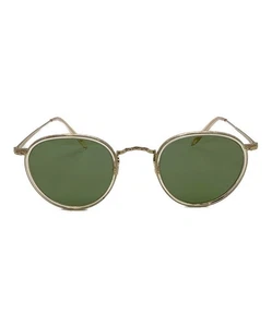 OLIVER PEOPLES MP-2 SUN OV1104S 514552 Buff Green Lens Sunglasses Used w/Case - Picture 1 of 8