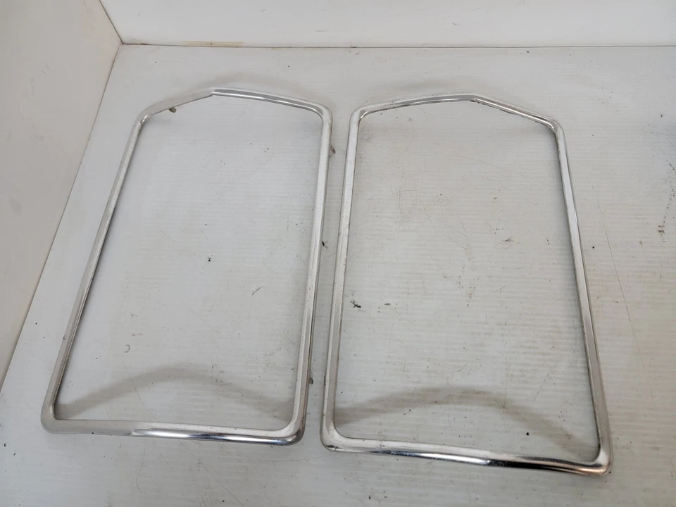 1977-1978-1979 Ford Thunderbird Headlight Door Trim Molding Pair Left And Right - Image 1 of 4