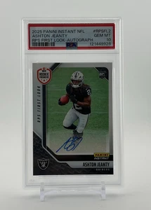 2025 Panini Instant Ashton Jeanty NFL RPS First Look Auto /99 PSA 10 Gem Mint - Bild 1 von 2