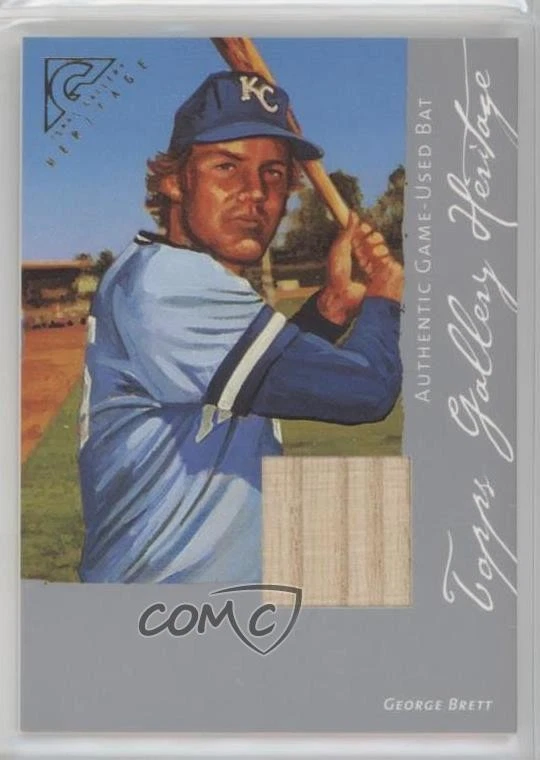 2003 Topps Gallery Heritage Relics George Brett #GHR-GB HOF - Image 1 of 2