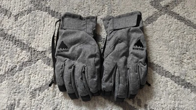 Guantes de esquí Burton DryRide para hombre - gris jaspeado, pequeños - excelentes Foto 1 de 3