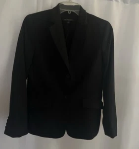 346 Brooks Brothers Classic Fit Women’s Black Blazer Size 6 Professional Casual - Picture 1 of 6