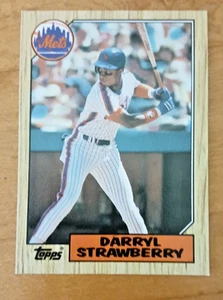 Darryl Strawberry 1987 Topps Baseball Card #460 EX - Picture 1 of 2