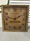 Antique JOHN DEERE CLOCK Dealer Advertising Wooden 1920’s 1930’s Original Rare!!