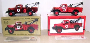 TEXACO #23 1946 DODGE POWER WAGON WRECKER TOW TKS 1 REG 1 SPEC 2006 ERTL BANKS - Picture 1 of 2