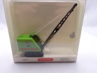 Wiking: Gru Cingolata Krupp Ardelt "Wimo Costruzione" Nr. 0663 99 (SSK84) - Immagine 1 di 2