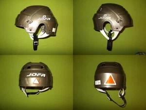 VINTAGE Ice Hockey Helmet JOFA 215 (49/56cm) PERFECT !!! Silver - Picture 1 of 11