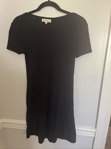 Vestido Camiseta Roof New York Negro, Talla Pequeña, Hasta la Rodilla - Imagen 1 de 5