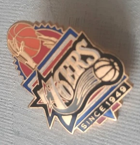 Vintage 1997 Philadelphia 76ers Est. 1949 Enamel Filled Metal Pin - Picture 1 of 1