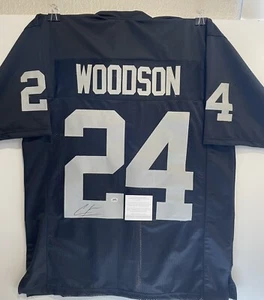 Charles Woodson Signed Oakland Raiders Football Custom Jersey With ACA-COA - Picture 1 of 7
