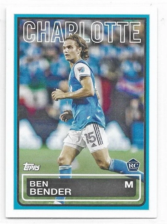 Ben Bender Charlotte FC 2023 Topps MLS 1983 Tribute #83T-12 - Image 1 of 1