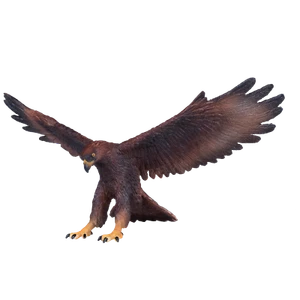 Mojo GOLDEN EAGLE toy model figure kids plastic animal bird of prey figurine - Picture 1 of 9