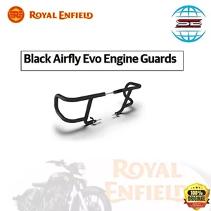 Escopeta Royal Enfield 650 Super Meteor 650 negro Airfly evo protectores de motor - Imagen 1 de 4