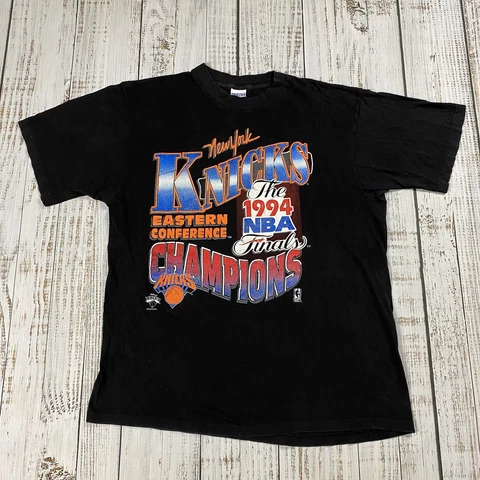 VINTAGE 1994 NEW YORK KNICKS NBA EASTERN CONFERENCE FINALS T SHIRT RARE SS XL Cover
