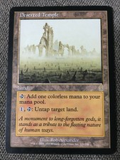 Deserted Temple - Odyssey - MTG Rare Land