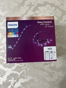 Philips 6.5ft Smart LED Light Strip 20W Wi-Fi Full Color, 1600 Lumens ** NEW ** - Picture 1 of 6
