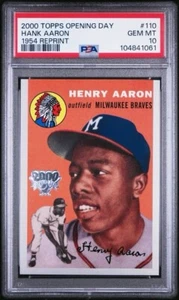 1 Hank Aaron Card +8 Modern Cards MLB HOT Pack Repack Rookies! Mystery Pack - Picture 1 of 8