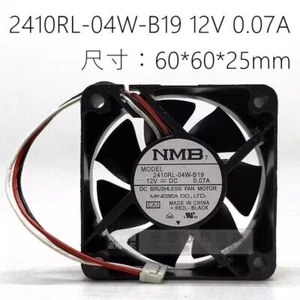 NMB 2410RL-04W-B19 6025 DC12V 0.07A 3-Pin Inverter Cooling Fan - Picture 1 of 2