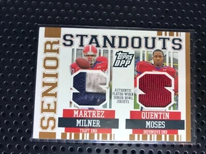 2007 DPP Dual Jersey Prime Martez Milner Quintin Moses /49 - Picture 1 of 2