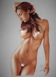 PRINT OF THE ORIGINAL *** PIN UP ART by SLY *** # 10683 - Picture 1 of 1
