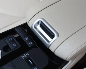 Cover Trim Matte Silver 2021-2022 For Toyota Highlander Central Console Armrest - Picture 1 of 9
