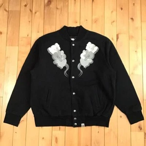 BAPE × KAWS Bendy BAPE STA sweat varsity jacket NIGO A Bathing Ape Size L 2503TY - Picture 1 of 6