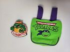 Burger King 1989 Michaelangelo Teenage Mutant Ninja Turtles Badge Clip And Bag
