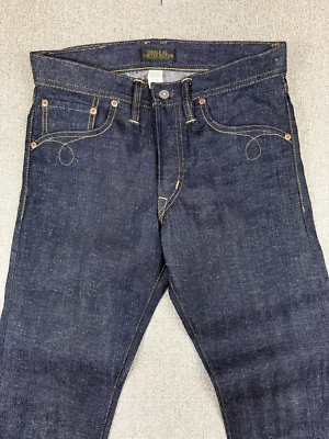 Pantalones de mezclilla RRL doble ribete RL para hombre 28x35 parche rígido limitado Robuck EE. UU.  Foto 1 de 4
