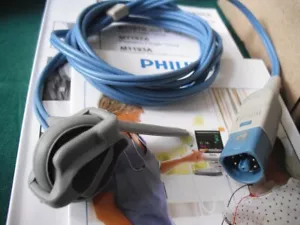 Original Philips M1193A SpO2 Reusable Neonatal Hand/Foot sensor Kabel Soft Wrap - Bild 1 von 1