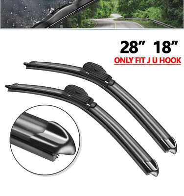 28"+18" Fit For Nissan Rogue Sport 2018 Bracketless Windshield Wiper Blades 2Pcs - Imagem 1 de 4
