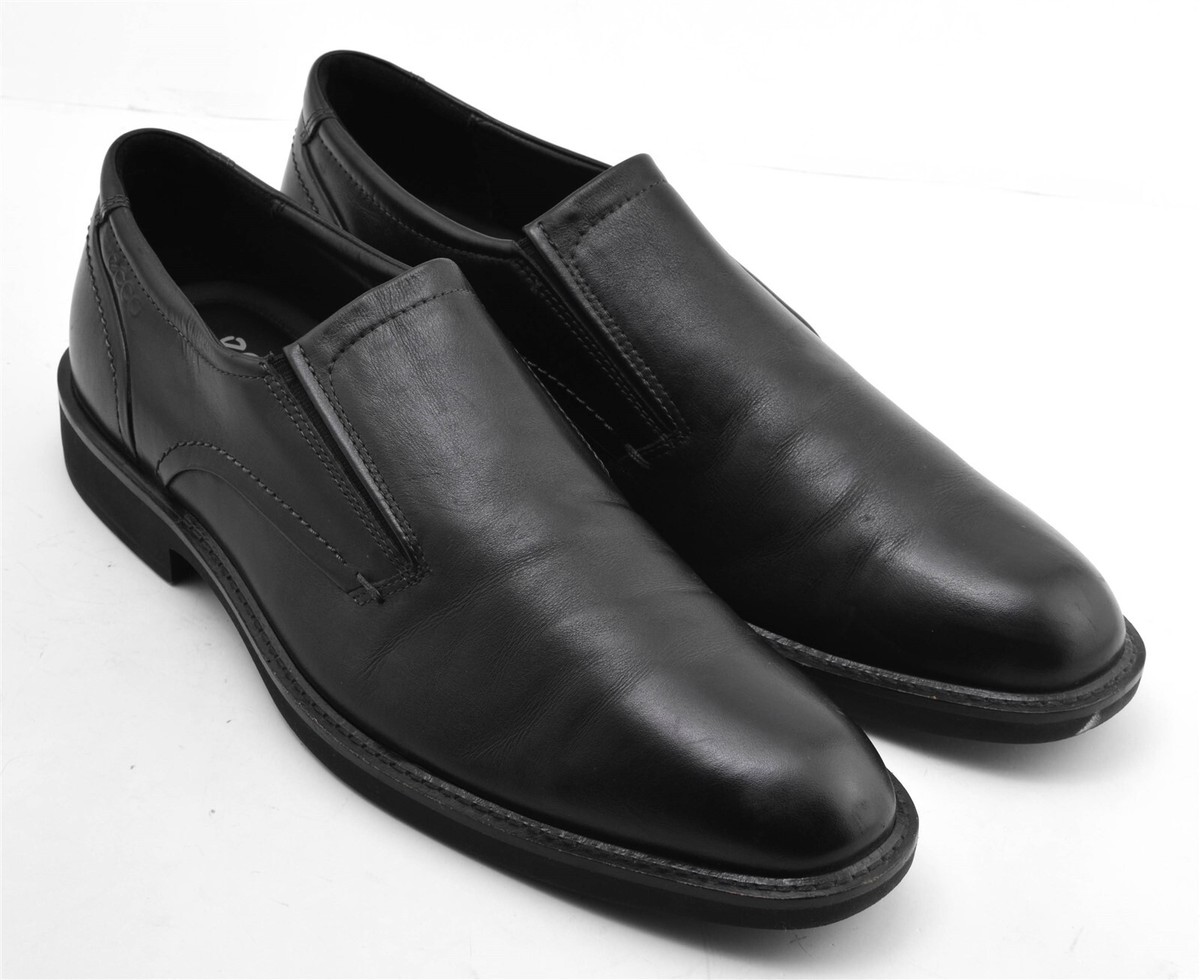 Ecco New Jersey Slip On Loafers Shoes Fluidform Black Leather US 12-12.5 / 46 EU Amazon.com | ECCO Men main image 3