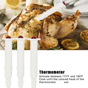 1/10 Pcs up Bouncing Turkey Thermometer Food Baking Metal Oven Tempera D3P7 - Picture 1 of 11