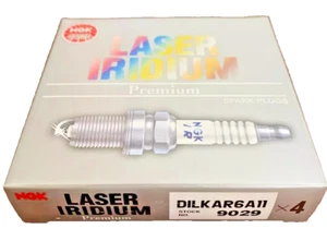 Set of 4 Genuine NGK DILKAR6A11 9029 Spark Plug Laser Iridium - Picture 1 of 1