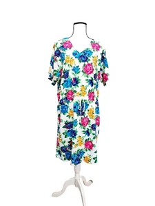 KLEID BLUMEN/STYLEWORKS/DAMEN/GR.XL/MIDI/ZUGBUND/ - Bild 1 von 13