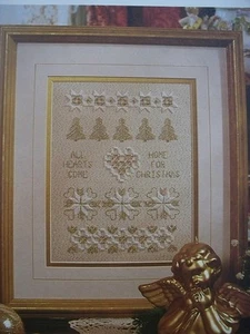 HARDANGER All Hearts Come Home Christmas OOP Magazine Cross Stitch PATTERN (*) - Picture 1 of 1